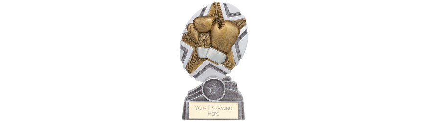 THE STARS BOXING RESIN TROPHY - 3 SIZES - 13CM - 17CM THE STARS BOXING RESIN TROPHY - 3 SIZES - 13CM - 17CM